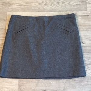 Grey tweed skirt